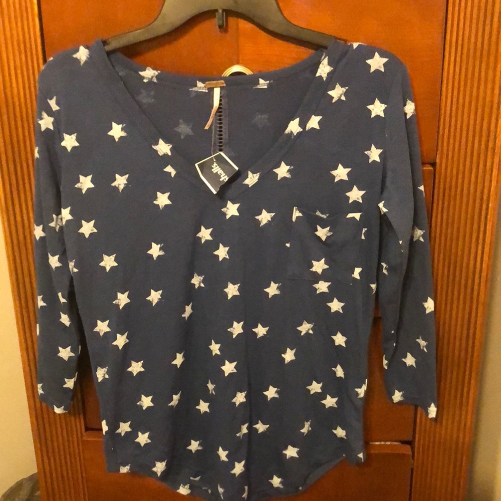 Blue Star long sleeve tee!!🌟